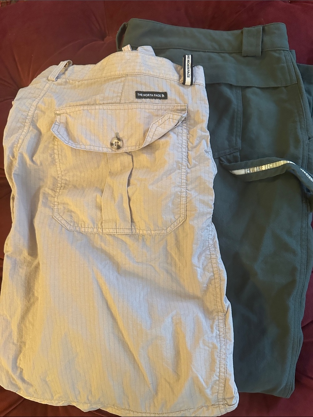 TNF2 Pairs of Men's Pants Convertible and Tech/Hiking 38 and 40 W
